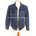 women loose style jeans jacket fleece sleeves wholesale